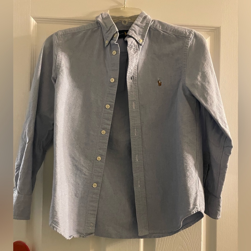 Ralph Lauren Boys Size 10-12 Button Down Shirt